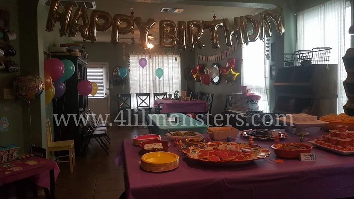 Bitty's 6th care bears themed birthday party!